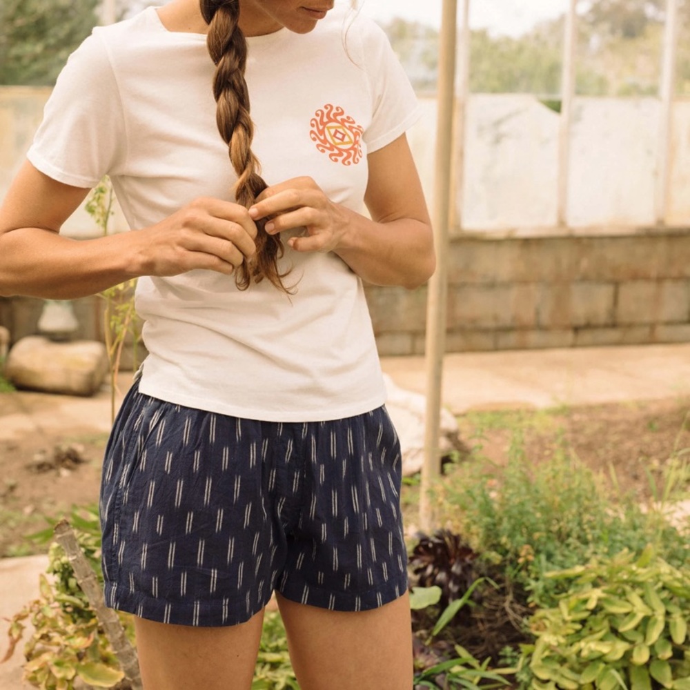 🦪 EUC Mollusk Baja Shorts S/ XS Gato Print 🦪